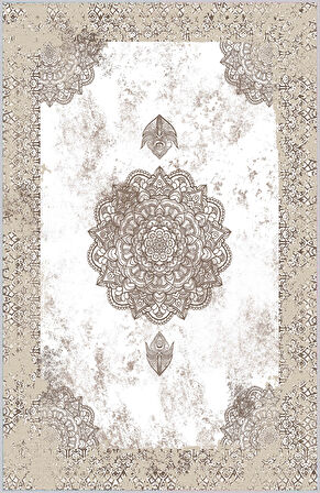 Dijital Baskı Yıkanabilir Kaymaz Taban Salon Halısı Ve Yolluk LNA1204