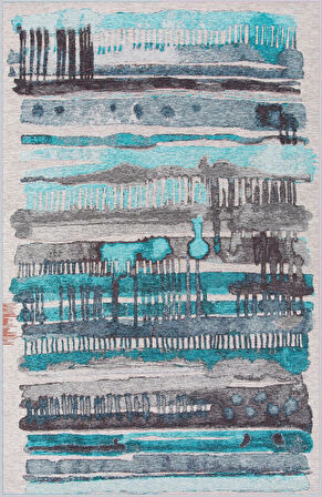 Dijital Baskı Yıkanabilir Kaymaz Taban Salon Halısı Ve Yolluk LNA1220