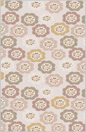 Dijital Baskı Yıkanabilir Kaymaz Taban Salon Halısı Ve Yolluk LNA1225