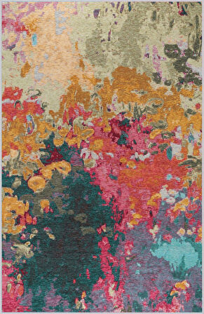 Dijital Baskı Yıkanabilir Kaymaz Taban Salon Halısı Ve Yolluk LNA1232