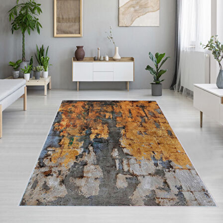 Dijital Baskı Yıkanabilir Kaymaz Taban Salon Halısı Ve Yolluk LNA1234