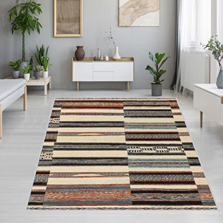 Dijital Baskı Yıkanabilir Kaymaz Taban Salon Halısı Ve Yolluk LNA1246