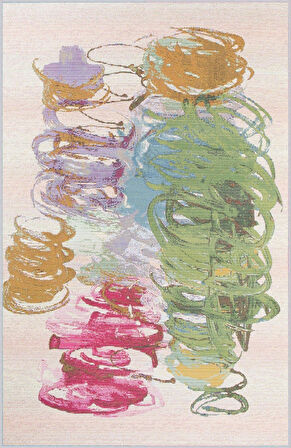 Dijital Baskı Yıkanabilir Kaymaz Taban Salon Halısı Ve Yolluk LNA1254