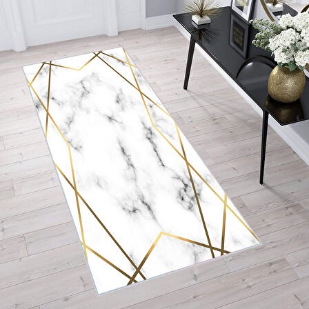 Dijital Baskı Yıkanabilir Kaymaz Taban Salon Halısı Ve Yolluk LNA1286