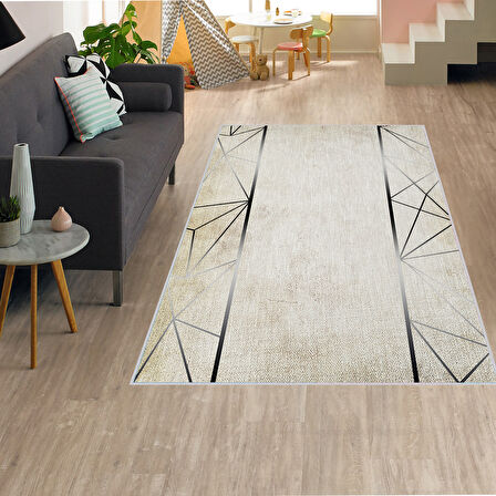Dijital Baskı Yıkanabilir Kaymaz Taban Salon Halısı Ve Yolluk LNA1287
