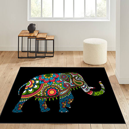 Dijital Baskı Yıkanabilir Kaymaz Taban Salon Halısı Ve Yolluk LNA1303