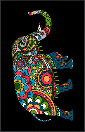 Dijital Baskı Yıkanabilir Kaymaz Taban Salon Halısı Ve Yolluk LNA1303