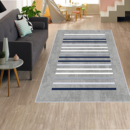 Dijital Baskı Yıkanabilir Kaymaz Taban Salon Halısı Ve Yolluk LNA1307