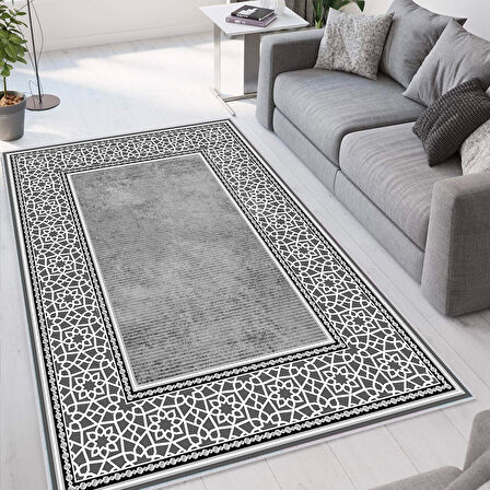 Eliana Home Dijital Baskı Yıkanabilir Kaymaz Taban Salon Halısı Ve Yolluk LNA1309
