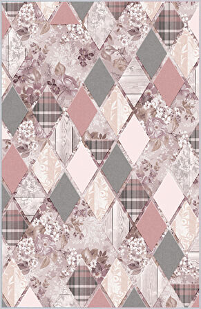 Dijital Baskı Yıkanabilir Kaymaz Taban Salon Halısı Ve Yolluk LNA1341-HT202