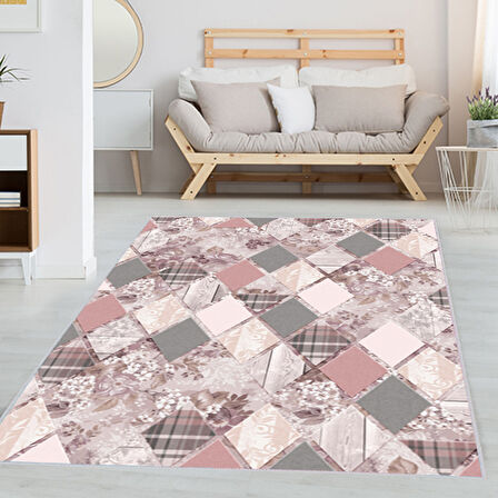 Dijital Baskı Yıkanabilir Kaymaz Taban Salon Halısı Ve Yolluk LNA1341-HT202