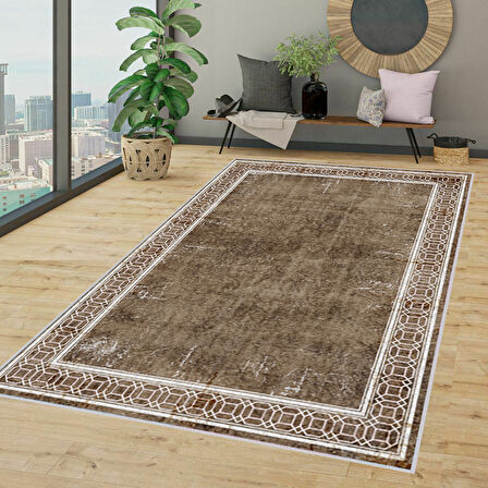 Dijital Baskı Yıkanabilir Kaymaz Taban Salon Halısı Ve Yolluk LNA1343-HT239