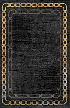 Dijital Baskı Yıkanabilir Kaymaz Taban Salon Halısı Ve Yolluk LNA1377-HT901