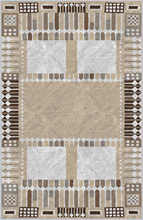 Dijital Baskı Yıkanabilir Kaymaz Taban Salon Halısı Ve Yolluk LNA1382-HT940