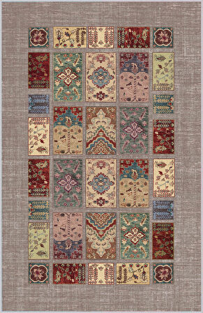 Dijital Baskı Yıkanabilir Kaymaz Taban Salon Halısı Ve Yolluk LNA1478