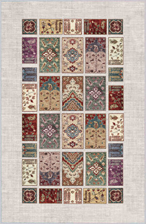 Dijital Baskı Yıkanabilir Kaymaz Taban Salon Halısı Ve Yolluk LNA1479