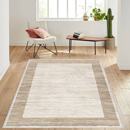 Eliana Home Dijital Baskı Yıkanabilir Kaymaz Taban Salon Halısı Ve Yolluk  LNA1499