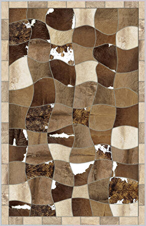 Dijital Baskı Yıkanabilir Kaymaz Taban Salon Halısı Ve Yolluk LNA1515-HT1225