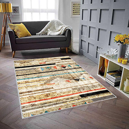 Dijital Baskı Yıkanabilir Kaymaz Taban Salon Halısı Ve Yolluk LNA1519-HY1205