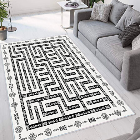 Dijital Baskı Yıkanabilir Kaymaz Taban Salon Halısı Ve Yolluk LNA1532-HS527