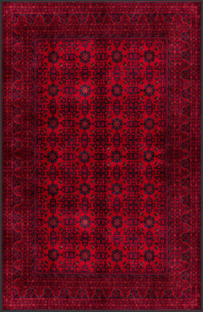 Dijital Baskı Yıkanabilir Kaymaz Taban Salon Halısı Ve Yolluk LNA1537-HT651