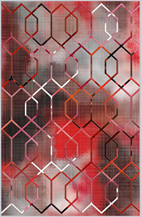 Dijital Baskı Yıkanabilir Kaymaz Taban Salon Halısı Ve Yolluk LNA1538-HT1394