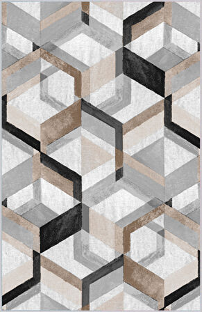 Dijital Baskı Yıkanabilir Kaymaz Taban Salon Halısı Ve Yolluk LNA1544-HT176