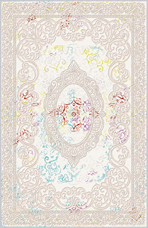 Dijital Baskı Yıkanabilir Kaymaz Taban Salon Halısı Ve Yolluk LNA1555-HY1057