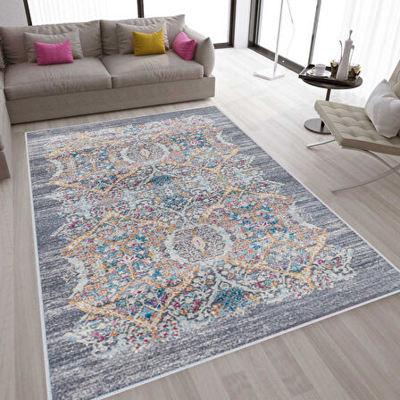 Dijital Baskı Yıkanabilir Kaymaz Taban Salon Halısı Ve Yolluk LNA1578-HT754
