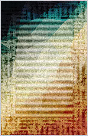 Dijital Baskı Yıkanabilir Kaymaz Taban Salon Halısı Ve Yolluk LNA1607