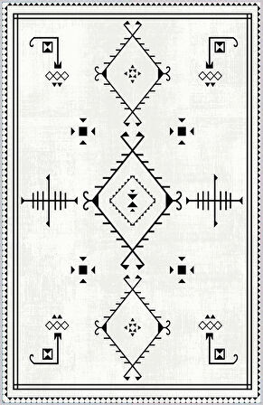 Dijital Baskı Yıkanabilir Kaymaz Taban Salon Halısı Ve Yolluk LNA1608