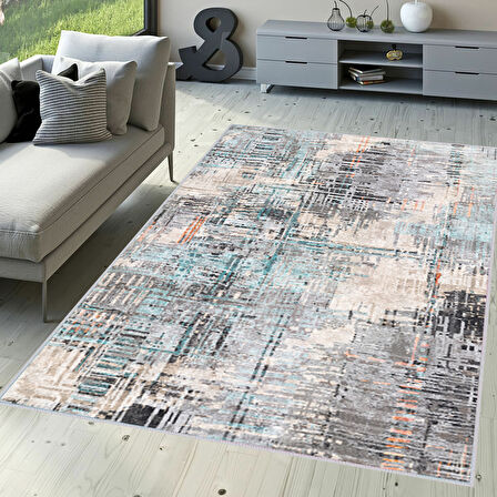 Eliana Home Dijital Baskı Yıkanabilir Kaymaz Taban Salon Halısı Ve Yolluk  LNA1637-ht936