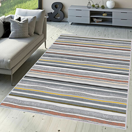 Dijital Baskı Yıkanabilir Kaymaz Taban Salon Halısı Ve Yolluk LNA1640-HT263