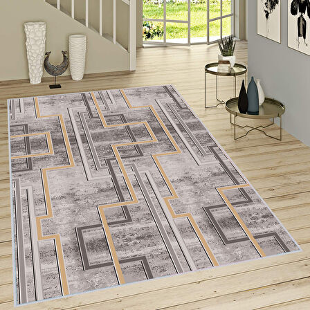 Dijital Baskı Yıkanabilir Kaymaz Taban Salon Halısı Ve Yolluk LNA1656