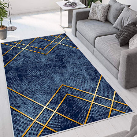 Dijital Baskı Yıkanabilir Kaymaz Taban Salon Halısı Ve Yolluk LNA1665