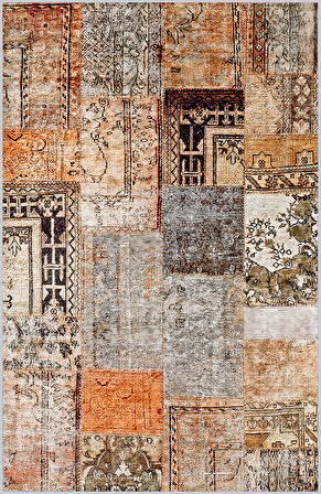 Dijital Baskı Yıkanabilir Kaymaz Taban Salon Halısı Ve Yolluk LNA1673