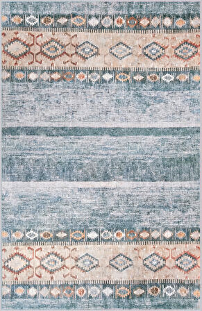 Dijital Baskı Yıkanabilir Kaymaz Taban Salon Halısı Ve Yolluk LNA1683