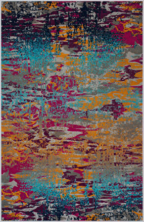 Dijital Baskı Yıkanabilir Kaymaz Taban Salon Halısı Ve Yolluk LNA1687