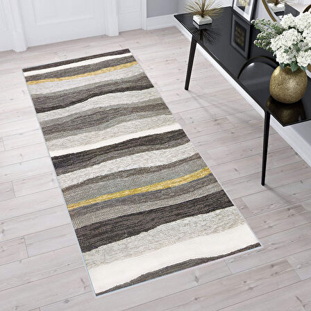 Eliana Home Dijital Baskı Yıkanabilir Kaymaz Taban Salon Halısı Ve Yolluk  LNA1694