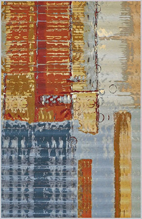 Dijital Baskı Yıkanabilir Kaymaz Taban Salon Halısı Ve Yolluk LNA1737