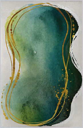 Dijital Baskı Yıkanabilir Kaymaz Taban Salon Halısı Ve Yolluk LNA1741