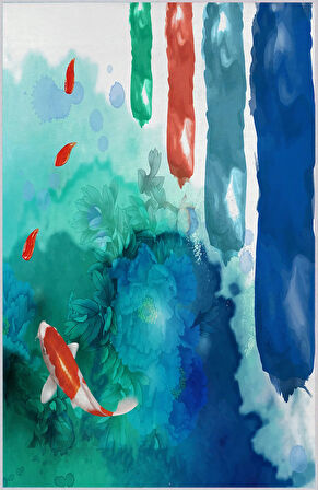 Dijital Baskı Yıkanabilir Kaymaz Taban Salon Halısı Ve Yolluk LNA1744