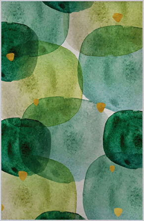 Dijital Baskı Yıkanabilir Kaymaz Taban Salon Halısı Ve Yolluk LNA1752