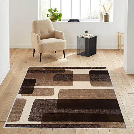 Dijital Baskı Yıkanabilir Kaymaz Taban Salon Halısı Ve Yolluk LNA1754