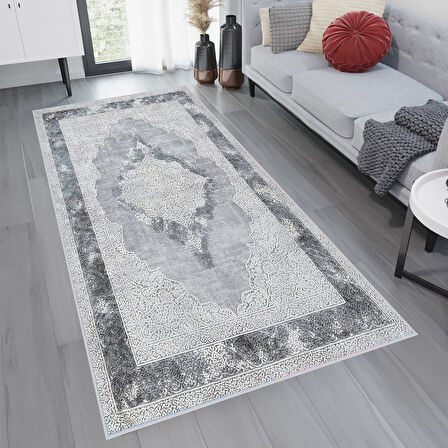 Dijital Baskı Yıkanabilir Kaymaz Taban Salon Halısı Ve Yolluk LNA1764