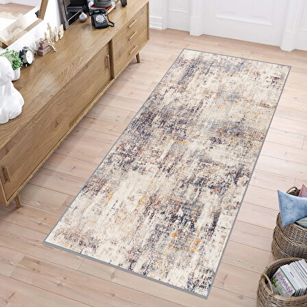 Eliana Home Dijital Baskı Yıkanabilir Kaymaz Taban Salon Halısı Ve Yolluk  LNA1798