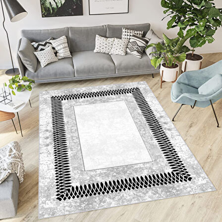 Dijital Baskı Yıkanabilir Kaymaz Taban Salon Halısı Ve Yolluk LNA1863-SM90