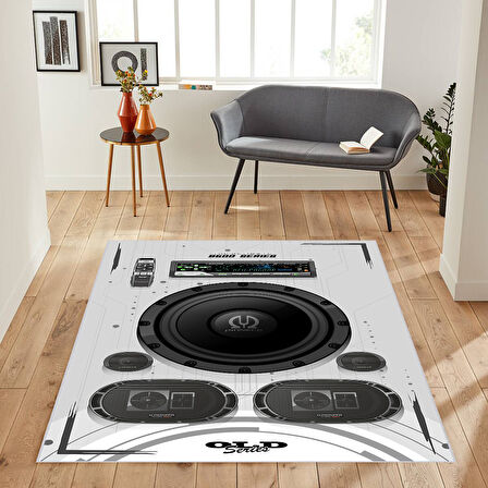 Dijital Baskı Yıkanabilir Kaymaz Taban Salon Halısı Ve Yolluk LNA1867-SD408