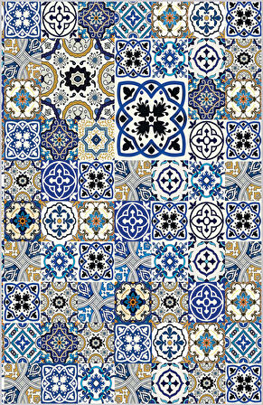 Dijital Baskı Yıkanabilir Kaymaz Taban Salon Halısı Ve Yolluk LNA1878-SD166