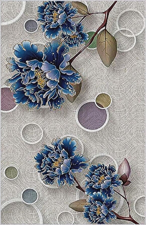 Dijital Baskı Yıkanabilir Kaymaz Taban Salon Halısı Ve Yolluk LNA1881-SM227